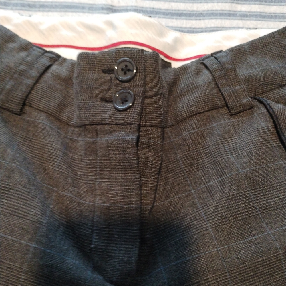 SHARAGANO GRAY BUSINESS PANTS 8 - Picture 2 of 3